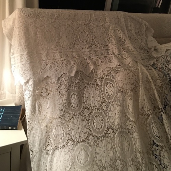 Ralph Lauren Accents White Lace Curtains Poshmark